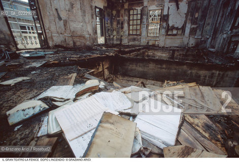 Caption: Nome: ..GRAN TEATRO LA FENICE..Descrizione: ..LE SALE APOLLINEE DOPO LINCENDIO / VENEZIA..Credit: ..Graziano Arici/Rosebud2/..Costo: ..A..Nazione: ..ITALIA..Città: ..VENEZIA..Data: ..FEBBRAIO 1996