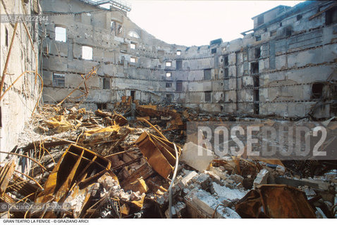 Caption: Nome: ..GRAN TEATRO LA FENICE..Descrizione: ..LA SALA DOPO LINCENDIO / VENEZIA..Credit: ..Graziano Arici/Rosebud2/..Costo: ..A..Nazione: ..ITALIA..Città: ..VENEZIA..Data: ..FEBBRAIO 1996