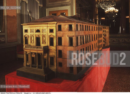 Nome: ..GRAN TEATRO LA FENICE..Descrizione: ..MODELLO DI GIANNANTONIO SELVA 1790 / VENEZIA..Credit: ..Graziano Arici/Rosebud2/..Costo: ..A..Nazione: ..ITALIA..Città: ..VENEZIA..Data: ..1985 c.a.....La cessione dei diritti di questa immagine si intende per quanto di nostra competenza. Non comprende invece le eventuali spese  relative a diritti che potranno essere richiesti dagli Enti o persone fisiche cui appartengono eventualmente i soggetti  ripresi. Tali costi, ove necessari, e l’espletamento di qualsivoglia pratica di richiesta di concessione del permesso di pubblicazione sono esclusivamente a carico e a cura del soggetto acquirente di questa immagine.