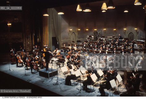 Caption: Nome: ..ORCHESTRA DEL GRAN TEATRO LA FENICE..Descrizione: ..MUSICA CLASSICA..Credit: ..Graziano Arici/Rosebud2/..Costo: ..A..Nazione: ..ITALIA..Città: ..VENEZIA..Data: ..1985 c.a.
