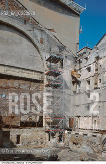 Caption: Nome: ..GRAN TEATRO LA FENICE..Descrizione: ..LA SALA DOPO LINCENDIO / VENEZIA..Credit: ..Graziano Arici/Rosebud2/..Costo: ..A..Nazione: ..ITALIA..Città: ..VENEZIA..Data: ..1996