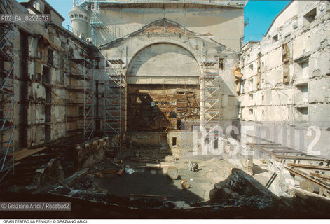 Caption: Nome: ..GRAN TEATRO LA FENICE..Descrizione: ..LA SALA DOPO LINCENDIO / VENEZIA..Credit: ..Graziano Arici/Rosebud2/..Costo: ..A..Nazione: ..ITALIA..Città: ..VENEZIA..Data: ..1996