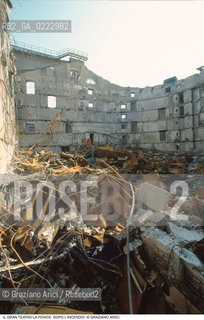Caption: Nome: ..GRAN TEATRO LA FENICE..Descrizione: ..LA SALA DOPO LINCENDIO / VENEZIA..Credit: ..Graziano Arici/Rosebud2/..Costo: ..A..Nazione: ..ITALIA..Città: ..VENEZIA..Data: ..FEBBRAIO 1996