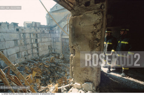 Caption: Nome: ..GRAN TEATRO LA FENICE..Descrizione: ..LA SALA DOPO LINCENDIO / VENEZIA..Credit: ..Graziano Arici/Rosebud2/..Costo: ..A..Nazione: ..ITALIA..Città: ..VENEZIA..Data: ..FEBBRAIO 1996
