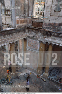 Caption: Nome: ..GRAN TEATRO LA FENICE..Descrizione: ..IL FOYER DOPO LINCENDIO / VENEZIA..Credit: ..Graziano Arici/Rosebud2/..Costo: ..A..Nazione: ..ITALIA..Città: ..VENEZIA..Data: ..1996