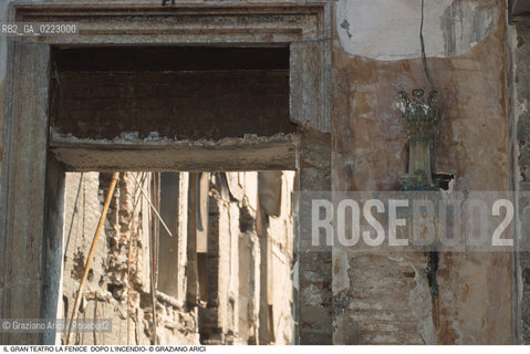 Caption: Nome: ..GRAN TEATRO LA FENICE..Descrizione: ..LE SALE APOLLINEE DOPO LINCENDIO / VENEZIA..Credit: ..Graziano Arici/Rosebud2/..Costo: ..A..Nazione: ..ITALIA..Città: ..VENEZIA..Data: ..FEBBRAIO 1996