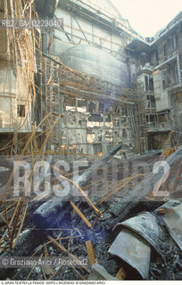 Caption: Nome: ..GRAN TEATRO LA FENICE..Descrizione: ..IL PALCOSCENICO DOPO LINCENDIO / VENEZIA..Credit: ..Graziano Arici/Rosebud2/..Costo: ..A..Nazione: ..ITALIA..Città: ..VENEZIA..Data: ..FEBBRAIO 1996