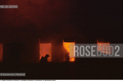Caption: Nome: ..GRAN TEATRO LA FENICE..Descrizione: ..INCENDIO / VENEZIA..Credit: ..Graziano Arici/Rosebud2/..Costo: ..A..Nazione: ..ITALIA..Città: ..VENEZIA..Data: ..29/01/96