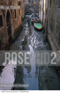Localizzazione:..VENEZIA..Oggetto:..Soggetto:..BASSA MAREA ECCEZIONALE NEI CANALI..Cronologia: ..Definizione Culturale:..   Autore: ..   Stile: ..   Editori/Stampatori:..   Committenza:..Materia e Tecnica:..Collocazione:..Note:..PROBLEMI..Riproduzione Fotografica:..Graziano Arici/Rosebud2 .Copyright:..Graziano Arici/Rosebud2 .Data:..1989..Costo:..A..