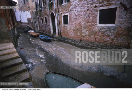 Localizzazione:..VENEZIA..Oggetto:..Soggetto:..BASSA MAREA ECCEZIONALE NEI CANALI..Cronologia: ..Definizione Culturale:..   Autore: ..   Stile: ..   Editori/Stampatori:..   Committenza:..Materia e Tecnica:..Collocazione:..Note:..PROBLEMI..Riproduzione Fotografica:..Graziano Arici/Rosebud2 .Copyright:..Graziano Arici/Rosebud2 .Data:..1989..Costo:..A..