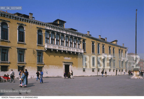 Localizzazione:..VENEZIA / S. MARCO..Oggetto:..Soggetto:..PALAZZO LOREDAN / ISTITUTO VENETO DI SCIENZE, LETTERE E ARTI..Cronologia: ..XVI SECOLO..Definizione Culturale:..   Autore: SCARPAGNINO..   Stile: RINASCIMENTO..   Editori/Stampatori:..   Committenza:..Materia e Tecnica:..Collocazione:..Note:..PALAZZI BIBLIOTECHE..Riproduzione Fotografica:..Graziano Arici/Rosebud2 .Copyright:..Graziano Arici/Rosebud2 .Data:..1998..Costo:..A..