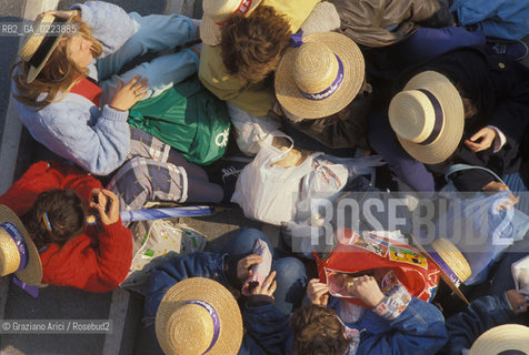 TURISTI IN PIAZZA SAN MARCO A VENEZIA - © 2002 Graziano Arici/Rosebud2