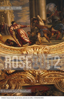 Localizzazione:..VENEZIA / S. MARCO..Oggetto:..Soggetto:..PALAZZO DUCALE / SALA DEL SENATO / PARTICOLARE DEL SOFFITTO..Cronologia: ..XVI SEC..Definizione Culturale:..   Autore: ..MARCO VECELLIO..CRISTOFORO SORTE (CORNICI)..   Stile: ..   Editori/Stampatori:..   Committenza:..Materia e Tecnica:..Collocazione:..Note:....Riproduzione Fotografica:..Graziano Arici/Rosebud2 .Copyright:..Graziano Arici/Rosebud2 .Data:..1997..Costo:..A..