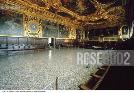 Localizzazione:..VENEZIA / S. MARCO..Oggetto:..Soggetto:..PALAZZO DUCALE / SALA DEL SENATO..Cronologia: ..XVI SEC..Definizione Culturale:..   Autore: ANTONIO DA PONTE..CRISTOFORO SORTE (CORNICI)....   Stile: ..   Editori/Stampatori:..   Committenza:..Materia e Tecnica:..Collocazione:..Note:....Riproduzione Fotografica:..Graziano Arici/Rosebud2 .Copyright:..Graziano Arici/Rosebud2 .Data:..1997..Costo:..A..