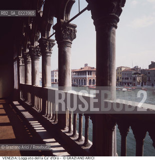 Localizzazione:..VENEZIA / CANNAREGIO..Oggetto:..Soggetto:..CA DORO / GALLERIA FRANCHETTI / LOGGIA..Cronologia: XV SECOLO..Definizione Culturale:..   Autore: MATTEO RAVERTI / GIOVANNI E BARTOLOMEO BON  ..   Stile: GOTICO..   Editori/Stampatori: ..   Committenza: ..Materia e Tecnica:..Collocazione:..Note:..PALAZZI MUSEI RIMANEGGIATO DA G.B. MEDUNA XIX SECOLO..Riproduzione Fotografica:..Copyright:..Graziano Arici/Rosebud2 .Data:..1995..Costo:..A