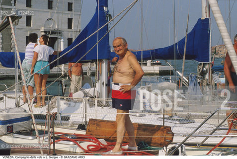 Localizzazione:..VENEZIA / ISOLA DI S. GIORGIO..Oggetto:..Soggetto:..COMPAGNIA DELLA VELA..Cronologia: ....Definizione Culturale:..   Autore: ..   Stile:..   Editori/Stampatori:..   Committenza:..Materia e Tecnica:..Collocazione:..Note:..BARCHE E CANALI..Riproduzione Fotografica:..Graziano Arici/Rosebud2 .Copyright:..Graziano Arici/Rosebud2 .Data:..1995..Costo:..A..