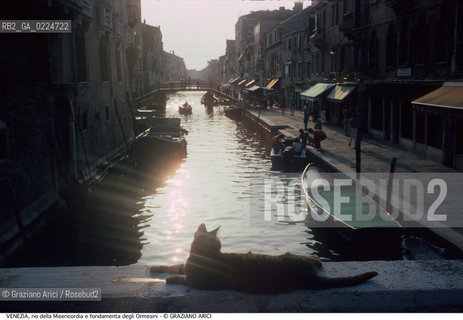 Localizzazione:..VENEZIA / CANNAREGIO..Oggetto:..Soggetto:..RIO DELLA MISERICORDIA E FONDAMENTA DEGLI ORMESINI / GATTO..Cronologia: ....Definizione Culturale:..   Autore: ..   Stile:..   Editori/Stampatori:..   Committenza:..Materia e Tecnica:..Collocazione:..Note:..BARCHE E CANALI..Riproduzione Fotografica:..Graziano Arici/Rosebud2 .Copyright:..Graziano Arici/Rosebud2 .Data:..1995..Costo:..A..