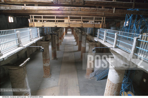 Localizzazione:..VENEZIA / CASTELLO..Oggetto:..Soggetto:..ARSENALE CORDERIE DELLA TANA..Cronologia: ..XIV XVI SECOLO..Definizione Culturale:..   Autore: ..ANTONIO DA PONTE..   Stile: ..   Editori/Stampatori:..   Committenza:..Materia e Tecnica:..Collocazione:..Note:..ARCHEOLOGIA INDUSTRIALE..Riproduzione Fotografica:..Graziano Arici/Rosebud2 .Copyright:..Graziano Arici/Rosebud2 .Data:..1995..Costo:..A..