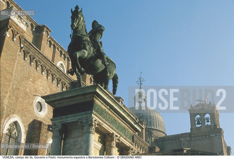 Localizzazione:..VENEZIA / CANNAREGIO..Oggetto:..Soggetto:..CAMPO DEI SS. GIOVANNI E PAOLO / MONUMENTO EQUESTRE A BARTOLOMEO COLLEONI..Cronologia: ..XV SECOLO..Definizione Culturale:..   Autore: ..ANDREA VERROCCHIO..ALESSANDRO LEOPARDI..   Stile:..RINASCIMENTO..   Editori/Stampatori:..   Committenza:..Materia e Tecnica:..BRONZO..Collocazione:..Note:..MONUMENTALE ..Riproduzione Fotografica:..Graziano Arici/Rosebud2 .Copyright:..Graziano Arici/Rosebud2 .Data:..1995..Costo:..A..