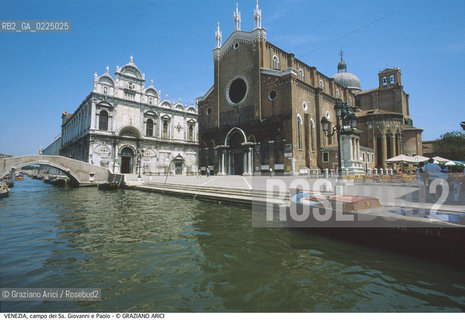 Localizzazione:..VENEZIA / CANNAREGIO..Oggetto:..Soggetto:..CAMPO DEI SS. GIOVANNI E PAOLO / SCUOLA GRANDE S. MARCO / BASILICA..Cronologia: ....Definizione Culturale:..   Autore: ....   Stile:..GOTICO..RINASCIMENTO..   Editori/Stampatori:..   Committenza:..Materia e Tecnica:....Collocazione:..Note:..MONUMENTALE CHIESA ..Riproduzione Fotografica:..Graziano Arici/Rosebud2 .Copyright:..Graziano Arici/Rosebud2 .Data:..1995..Costo:..A..