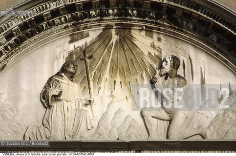 Localizzazione:..VENEZIA / CANNAREGIO..Oggetto:..Soggetto:..CHIESA DI S. GIOBBE / LUNETTA DEL PORTALE / SS. GIOBBE E FRANCESCO D ASSISI..Cronologia: ..XV SECOLO..Definizione Culturale:..   Autore: ..PIETRO LOMBARDO..   Stile:..RINASCIMENTO..   Editori/Stampatori:..   Committenza:..Materia e Tecnica:..Collocazione:..Note:..MONUMENTALE..Riproduzione Fotografica:..Graziano Arici/Rosebud2 .Copyright:..Graziano Arici/Rosebud2 .Data:..1995..Costo:..A..
