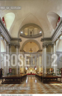 Localizzazione:..VENEZIA / ISOLA DELLA GIUDECCA..Oggetto:..Soggetto:..CHIESA DEL REDENTORE / INTERNO..Cronologia: ..XVI  SECOLO..Definizione Culturale:..   Autore: ..ANDREA PALLADIO..   Stile:..PALLADIANO..   Editori/Stampatori:..   Committenza:..Materia e Tecnica:..Collocazione:..Note:..MONUMENTALE..Riproduzione Fotografica:..Graziano Arici/Rosebud2 .Copyright:..Graziano Arici/Rosebud2 .Data:..1995..Costo:..A..