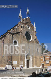Localizzazione:..VENEZIA / S. POLO..Oggetto:..Soggetto:..S. MARIA GLORIOSA DEI FRARI / S. MARIA ASSUNTA..Cronologia: ..XIV XV SECOLO..Definizione Culturale:..   Autore: ....   Stile:..GOTICO..   Editori/Stampatori:..   Committenza:..Materia e Tecnica:..Collocazione:..Note:..MONUMENTALE CHIESA..Riproduzione Fotografica:..Graziano Arici/Rosebud2 .Copyright:..Graziano Arici/Rosebud2 .Data:..1995..Costo:..A..