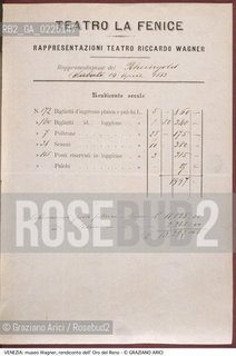 Localizzazione:..VENEZIA / CANNAREGIO..Oggetto:..Soggetto:..CA VENDRAMIN CALERGI / MUSEO RICHARD WAGNER / RENDICONTO DELLA RAPPRESENTAZIONE DEL 1883 DELL ORO DEL RENO AL TEATRO LA FENICE..Cronologia: ....Definizione Culturale:..   Autore: ....   Stile:....   Editori/Stampatori:..   Committenza:..Materia e Tecnica:..Collocazione:....Note:..MONUMENTALE..Riproduzione Fotografica:..Graziano Arici/Rosebud2 .Copyright:..Graziano Arici/Rosebud2 .Data:..1990..Costo:..A..La cessione dei diritti di questa immagine si intende per quanto di nostra competenza. Non comprende invece le eventuali spese  relative a diritti che potranno essere richiesti dagli Enti o persone fisiche cui appartengono eventualmente i soggetti  ripresi. Tali costi, ove necessari, e l’espletamento di qualsivoglia pratica di richiesta di concessione del permesso di pubblicazione sono esclusivamente a carico e a cura del soggetto acquirente di questa immagine.