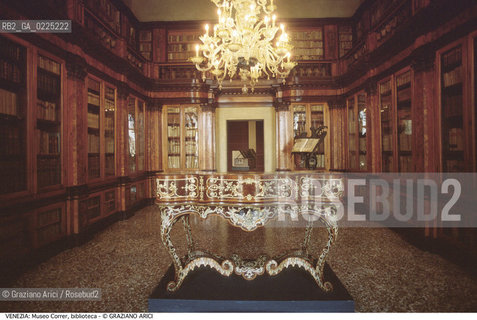Localizzazione:..VENEZIA / S. MARCO..Oggetto:..Soggetto:..MUSEO CORRER / BIBLIOTECA / LIBRI..Cronologia: ..XVIII SECOLO..Definizione Culturale:..   Autore: ....   Stile:....   Editori/Stampatori:..   Committenza:..Materia e Tecnica:..LEGNO..Collocazione:..Note:..MONUMENTALE ..Riproduzione Fotografica:..Graziano Arici/Rosebud2 .Copyright:..Graziano Arici/Rosebud2 .Data:..1994..Costo:..A..