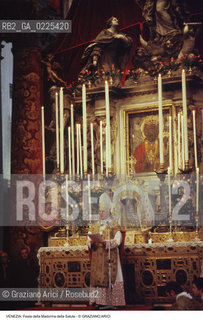 Localizzazione:..VENEZIA / DORSODURO..Oggetto:..Soggetto:..FESTA DELLA MADONNA DELLA SALUTE CARDINALE MARCO CE..Cronologia: ..Definizione Culturale:..   Autore: ..   Stile: ..   Editori/Stampatori:..   Committenza:..Materia e Tecnica:..Collocazione:..Note:..FESTE..Riproduzione Fotografica:..Copyright:..Graziano Arici/Rosebud2 .Data:..1996..Costo:..A