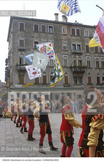 Localizzazione:..VENEZIA / CANNAREGIO..Oggetto:..Soggetto:..SBANDIERATORI AD UNA FESTA DI QUARTIERE / BANDIERE..Cronologia: ..Definizione Culturale:..   Autore: ..   Stile: ..   Editori/Stampatori:..   Committenza:..Materia e Tecnica:..Collocazione:..Note:..FESTE..Riproduzione Fotografica:..Copyright:..Graziano Arici/Rosebud2 .Data:..1985..Costo:..A
