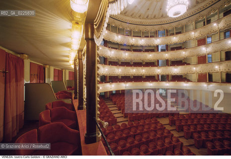 Localizzazione:..VENEZIA / S. MARCO..Oggetto:..Soggetto:..TEATRO CARLO GOLDONI / SALA E PALCHI..Cronologia: ..XX SECOLO..Definizione Culturale:..   Autore: ..VITTORIO MORPURGO..   Stile:....   Editori/Stampatori:..   Committenza:..Materia e Tecnica:....Collocazione:..Note:..MONUMENTALE..Riproduzione Fotografica:..Graziano Arici/Rosebud2 .Copyright:..Graziano Arici/Rosebud2 .Data:..1995..Costo:..A..