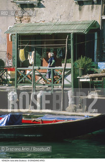 Localizzazione:..VENEZIA / ISOLA DELLA GIUDECCA..Oggetto:..Soggetto:..CASA..Cronologia: ....Definizione Culturale:..   Autore:....   Stile:..   Editori/Stampatori:..   Committenza:..Materia e Tecnica:....Collocazione:..Note:..CALLI CAMPI E PONTI..Riproduzione Fotografica:..Copyright:..Graziano Arici/Rosebud2 .Data:..1995..Costo:..A