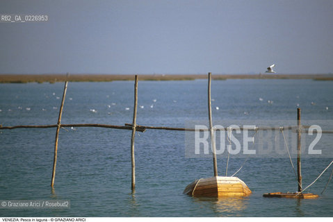 Localizzazione:..VENEZIA / LAGUNA..Oggetto:..Soggetto:..NASSE..Cronologia: ....Definizione Culturale:..   Autore:....   Stile:..   Editori/Stampatori:..   Committenza:..Materia e Tecnica:....Collocazione:..Note:..LAGUNA - PESCA..Riproduzione Fotografica:..Copyright:..Graziano Arici/Rosebud2 .Data:..1995..Costo:..A