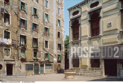 Caption: Nome:..CAMPIELLO DELLE SCUOLE : SCUOLA LEVANTINA..   ..Localizzazione:..VENEZIA / CANNAREGIO / GHETTO VECCHIO / SCUOLA LEVANTINA  ..VENICE /  CANNAREGIO / GHETTO VECCHIO  /  SCUOLA LEVANTINA  ..Soggetto:..FACCIATA  ..FA  CADE   ..Cronologia:..SEC. XVI / SECONDO QUARTO / 1538 (?) / COMPLETAMENTE RIEDIFICATA NEL SEC. XVII METÀ  ..SEC. XVI / 1538 (?) /COMPLETELY REBUILT IN THE XVII CENTURY   ..Autore:..LONGHENA BALDASSARRE / MANIERA  ..LONGHENA BALDASSARRE / STYLE  ..Stile:..BAROCCO ..BAROQUE  ..Editori Stampatori:......Committenza:......Materia e Tecnica:......Collocazione:......Note:......Riproduzione Fotografica:  ..Graziano Arici/Rosebud2 ....Copyright:..Graziano Arici/Rosebud2/....Data:..1994 ....Costo:..A....Key:..CHIESA  ESTERNI   ..CHURCH  EXTERIORS