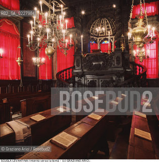 Nome:..SCUOLA LEVANTINA : INTERNO VERSO LA BIMÀ..   ..Localizzazione:..VENEZIA / CANNAREGIO / GHETTO VECCHIO / SCUOLA LEVANTINA  ..VENICE /  CANNAREGIO / GHETTO VECCHIO  /  SCUOLA LEVANTINA  ..Soggetto:..INTERNO VERSO LA BIMÀ / ARREDI LIGNEI  ..INTERIOR TOWARDS BIMAH / WOODEN FURNITURE  ..Cronologia:..SEC. XVI / SECONDO QUARTO / 1538 (?) / COMPLETAMENTE RIEDIFICATA NEL SEC. XVII METÀ  ..SEC. XVI / 1538 (?) /COMPLETELY REBUILT IN THE XVII CENTURY   ..Autore:..LONGHENA BALDASSARRE / MANIERA  ..LONGHENA BALDASSARRE / STYLE  ..Stile:..BAROCCO..BAROQUE  ..Editori Stampatori:......Committenza:......Materia e Tecnica:......Collocazione:......Note:......Riproduzione Fotografica:  ..Graziano Arici/Rosebud2 ....Copyright:..Graziano Arici/Rosebud2/....Data:..1994 ....Costo:..A....Key:..CHIESA  ..CHURCH  ..
