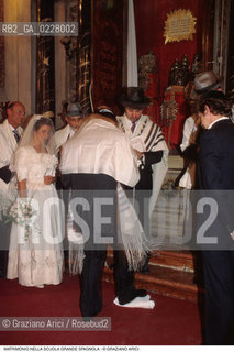 Caption: Nome:..SCUOLA GRANDE SPAGNOLA :  MATRIMONIO..    ..Localizzazione:..VENEZIA / CANNAREGIO / GHETTO..VENICE / CANNAREGIO  / GHETTO  ..Soggetto:..MATRIMONIO..WEDDING..Cronologia:..  ....Autore:......Stile:......Editori Stampatori:......Committenza:......Materia e Tecnica:......Collocazione:......Note:......Riproduzione Fotografica:  ..Graziano Arici/Rosebud2 ....Copyright:..Graziano Arici/Rosebud2/....Data:..1994 ....Costo:..A....Key:..RITI..RITES