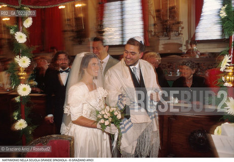 Caption: Nome:..SCUOLA GRANDE SPAGNOLA :  MATRIMONIO..    ..Localizzazione:..VENEZIA / CANNAREGIO / GHETTO..VENICE / CANNAREGIO  / GHETTO  ..Soggetto:..MATRIMONIO..WEDDING..Cronologia:..  ....Autore:......Stile:......Editori Stampatori:......Committenza:......Materia e Tecnica:......Collocazione:......Note:......Riproduzione Fotografica:  ..Graziano Arici/Rosebud2 ....Copyright:..Graziano Arici/Rosebud2/....Data:..1994 ....Costo:..A....Key:..RITI..RITES