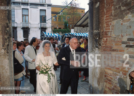 Caption: Nome:..SCUOLA GRANDE SPAGNOLA :  MATRIMONIO..     ..Localizzazione:..VENEZIA / CANNAREGIO / GHETTO  ..VENICE / CANNAREGIO  / GHETTO    ..Soggetto:..MATRIMONIO  ..WEDDING  ..Cronologia:..  ....Autore:......Stile:......Editori Stampatori:......Committenza:......Materia e Tecnica:......Collocazione:......Note:......Riproduzione Fotografica:  ..Graziano Arici/Rosebud2 ....Copyright:..Graziano Arici/Rosebud2/....Data:..1994 ....Costo:..A....Key:..RITI  ..RITES