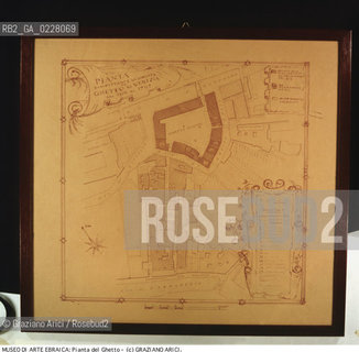 Nome:..MUSEO DI ARTE EBRAICA : PLANIMETRIA PIANTA DIMOSTRANTE LO SVILUPPO DEL GHETTO DI VENEZIA DAL 1516 AL 1797  (DISEGNO)..      ..Localizzazione:..VENEZIA / CANNAREGIO / CAMPO DEL GHETTO NOVO 2902/B / MUSEO DI ARTE EBRAICA  ..VENICE / CANNAREGIO / CAMPO GHETTO NOVO  2902/B / THE MUSEUM OF JEWISH ART     ..Soggetto:..PLANIMETRIA PIANTA DIMOSTRANTE LO SVILUPPO DEL GHETTO DI VENEZIA DAL 1516 AL 1797  (DISEGNO)..PLANIMETRY PLAN  REPRESENTING THE DEVELOPMENT OF THE GHETTO OF VENICE FROM 1516 TO 1797   ..Cronologia:..SEC. XVI PRIMO QUARTO/ XVIII FINE / 1516 - 1797  ..XIXth CENTURY /1516 - 1797    ..Autore:......Stile:......Editori Stampatori:......Committenza:......Materia e Tecnica:..ARGENTO   ..SILVER   ..Collocazione:......Note:......Riproduzione Fotografica:  ..Graziano Arici/Rosebud2 ....Copyright:..Graziano Arici/Rosebud2/....Data:..1994 ....Costo:..A....Key:..MUSEI  ..MUSEUMS   ..