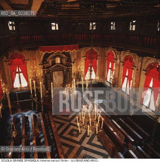 Nome:..SCUOLA GRANDE SPAGNOLA : SCUOLA GRANDE SPAGNOLA : INTERNO VERSO LARON (ARCA SANTA) DAL MATRONEO..     ..Localizzazione:..VENEZIA / CANNAREGIO / GHETTO VECCHIO / SINAGOGA / SCUOLA GRANDE SPAGNOLA   ..VENICE / CANNAREGIO /  GHETTO VECCHIO / SYNAGOGUE / SCUOLA GRANDE SPAGNOLA     ..Soggetto:..INTERNO VERSO LARON (ARCA SANTA) DAL MATRONEO / SOFFITTO E ARREDI LIGNEI  ..INTERIOR TOWARDS AARON (HOLY ARK) FROM THE WOMENS GALLERY / WOODEN AND CEILING FURNITURE   ..Cronologia:..SEC. XVI SECONDA METÀ / RIEDIFICATA NEL SEC. XVII PRIMA METÀ   ..XVIth CENTURY / REBUILT IN THE XVIIth CENTURY    ..Autore:..LONGHENA BALDASSARRE / MANIERA    ..LONGHENA BALDASSARRE / STYLE   ..Stile:..BAROCCO  ..BAROQUE   ..Editori Stampatori:......Committenza:......Materia e Tecnica:......Collocazione:......Note:......Riproduzione Fotografica:  ..Graziano Arici/Rosebud2 ....Copyright:..Graziano Arici/Rosebud2/....Data:..1994 ....Costo:..A....Key:..CHIESA..CHURCH..