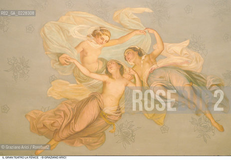 Caption: Nome: ..GRAN TEATRO LA FENICE..Descrizione: ..AFFRESCHI DEL GAVAGNIN / VENEZIA..Credit: ..Graziano Arici/Rosebud2/..Costo: ..A..Nazione: ..ITALIA..Città: ..VENEZIA..Data: ..1985 ca.