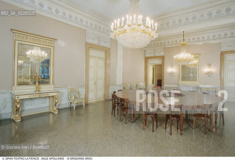 Caption: Nome: ..GRAN TEATRO LA FENICE..Descrizione: ..SALE APOLLINEE / VENEZIA..Credit: ..Graziano Arici/Rosebud2/..Costo: ..A..Nazione: ..ITALIA..Città: ..VENEZIA..Data: ..1985 ca.