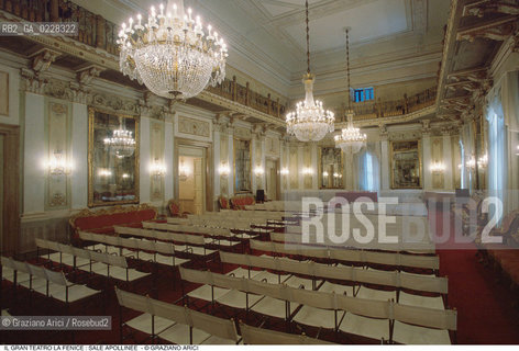 Caption: Nome: ..GRAN TEATRO LA FENICE..Descrizione: ..SALE APOLLINEE/ VENEZIA..Credit: ..Graziano Arici/Rosebud2/..Costo: ..A..Nazione: ..ITALIA..Città: ..VENEZIA..Data: ..1985 ca.