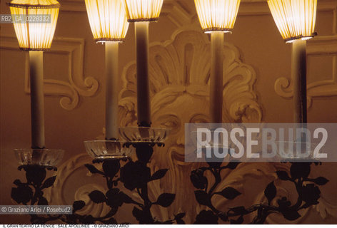 Caption: Nome: ..GRAN TEATRO LA FENICE..Descrizione: ..SALE APOLLINEE / VENEZIA LAMPADARIO..Credit: ..Graziano Arici/Rosebud2/..Costo: ..A..Nazione: ..ITALIA..Città: ..VENEZIA..Data: ..1985 ca.