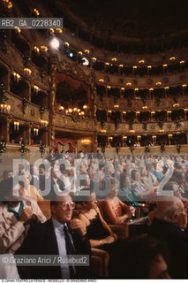Caption: Nome: ..GRAN TEATRO LA FENICE..Descrizione: ..SALA / VENEZIA..Credit: ..Graziano Arici/Rosebud2/..Costo: ..A..Nazione: ..ITALIA..Città: ..VENEZIA..Data: ..1985 ca.