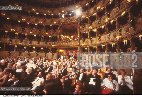 Caption: Nome: ..GRAN TEATRO LA FENICE..Descrizione: ..SALA / VENEZIA..Credit: ..Graziano Arici/Rosebud2/..Costo: ..A..Nazione: ..ITALIA..Città: ..VENEZIA..Data: ..1985 ca.