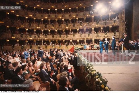 Caption: Nome: ..GRAN TEATRO LA FENICE..Descrizione: ..SALA / VENEZIA UNA VITA PER LA MUSICA..Credit: ..Graziano Arici/Rosebud2/..Costo: ..A..Nazione: ..ITALIA..Città: ..VENEZIA..Data: ..1985 ca.