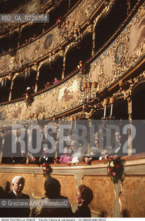 Nome: ..GRAN TEATRO LA FENICE..Descrizione: ..PALCHI FESTA DI CARNEVALE / VENEZIA..Credit: ..Graziano Arici/Rosebud2/..Costo: ..A..Nazione: ..ITALIA..Città: ..VENEZIA..Data: ..1985 ca...