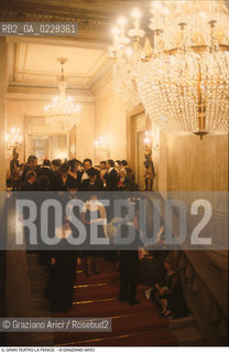 Caption: Nome: ..GRAN TEATRO LA FENICE..Descrizione: ..SCALA DACCESSO ALLE SALE APOLLINEE/ VENEZIA..Credit: ..Graziano Arici/Rosebud2/..Costo: ..A..Nazione: ..ITALIA..Città: ..VENEZIA..Data: ..1985 ca.